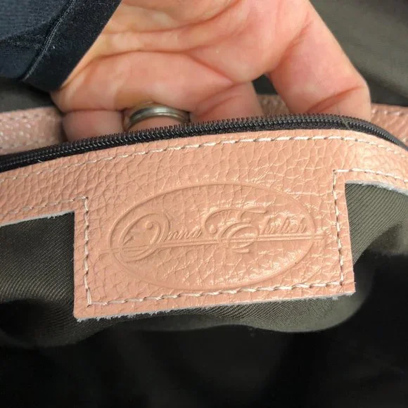 Onna Erlich convertible pink pebbled leather bag - Picture 7 of 16